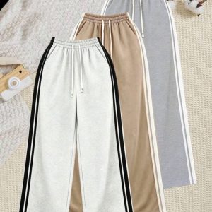 Pantalon Large Femme Sport Chic - 3 Bandes - NETRO